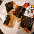クックESIFQ7☆'s cooksnap of when they made はんぺんとチーズの海苔巻き♪バター焼き.