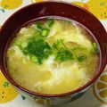 にきけん's cooksnap of when they made ❁かきたま味噌汁❁.