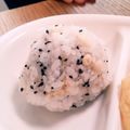 ポニーリボン's cooksnap of when they made ごま塩たぬきおにぎり.
