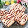 ゆるмαмα's cooksnap of when they made 食パンでチョコバナナ.