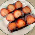 あい♪らんど's cooksnap of when they made まるで苺大福☆生春巻き.