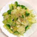 み1228's cooksnap of when they made きゅうりとキャベツの炒め物.