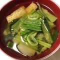 順ティ's cooksnap of when they made 里芋・小松菜のお味噌汁♪里芋はレンジ簡単.