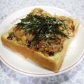 ＠迷子＠'s cooksnap of when they made トロトロカリカリ☆たこ焼きトースト.
