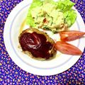 ふたごゆき's cooksnap of when they made 我が家のハンバーグ♪（基本形）.