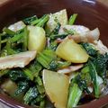 meechin's cooksnap of when they made 黒胡椒ピリッ☆蕪とベーコンのコロコロ炒め.