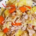 みゃみゃごと's cooksnap of when they made キャベツとしめじと豚肉のフライパン蒸し.