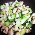 ♬あじさいのレシピ♬'s cooksnap of when they made ササミとチンゲン菜のウマっ！炒め～★.