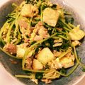 ルミー☆'s cooksnap of when they made 栄養たっぷり　豆苗と豆腐のチャンプルー.
