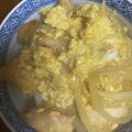 ちゃぎー's cooksnap of when they made 鶏の唐揚げで作る玉子丼.