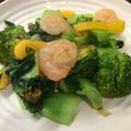 ベティ３'s cooksnap of when they made えびとブロッコリーの香味炒め.