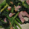 ヨシヨッシー's cooksnap of when they made ベーコンとほうれん草の炒めもの.