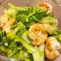 szkbleu's cooksnap of when they made キャベツと海老の白だしバター炒め.