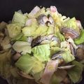 クックWCUWKE☆'s cooksnap of when they made シロさんのあさりキャベツベーコンの蒸し煮.
