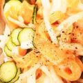 レジパン's cooksnap of when they made 簡単！サーモンと玉ねぎ、きゅうりのマリネ.