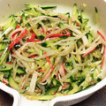 ＊もぐたん＊'s cooksnap of when they made カニカマともやし、きゅうりのナムル.