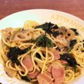クック73A7G1☆'s cooksnap of when they made れんこんとベーコンとほうれん草のパスタ.