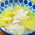 プルンバゴ's cooksnap of when they made 白菜と鶏モモ肉のスープ.