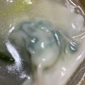 たべたべこ's cooksnap of when they made 本日の朝 はんぺんで作るニラの水餃子.
