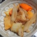 negi_082's cooksnap of when they made 車麸の肉じゃが風煮物.