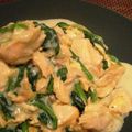 chanald's cooksnap of when they made 牛乳で作る鮭とほうれん草のクリームパスタ.