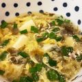 ＠bomi's cooksnap of when they made 絹ごし豆腐と高菜漬けのスープ.