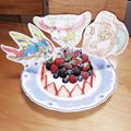 さるぱんだ's cooksnap of when they made 市販スイスロールで♪簡単ドームケーキ♡.