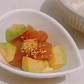 摩訶たいしょう's cooksnap of when they made 【即席おつまみ】マグロとアボカドの漬け.