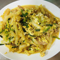 しんのすけnyao's cooksnap of when they made 白菜とニラと豚バラの卵とじ！.