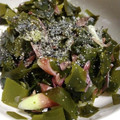 クック7FNN0F☆'s cooksnap of when they made ミョウガとワカメの酢の物.