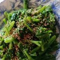 ちーのおかん's cooksnap of when they made 菜の花の辛子和え.