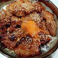 nonopeko's cooksnap of when they made 簡単に、ガッツリごはん【味噌豚ばら丼】.