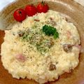 あい♪らんど's cooksnap of when they made なめこのミルクリゾット(魅惑の舌触り♡).