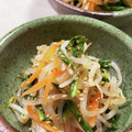 クックmichi☆♪'s cooksnap of when they made かぶの葉ともやしの☆w☆ナムル!!.