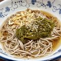 かのと's cooksnap of when they made メカブ蕎麦.