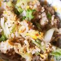 くむちん's cooksnap of when they made 本格的なひき肉のチャーハン.