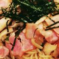 ななななななななー's cooksnap of when they made ガーリック醤油バター風味のパスタ.