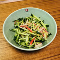 Asato★'s cooksnap of when they made ☆カニかまときゅうりの中華和え.