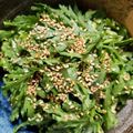 milestone★'s cooksnap of when they made 無限春菊サラダ.