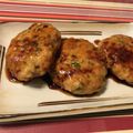 こっぷぽ～ん's cooksnap of when they made 愛されおかず♪蓮根と大葉の照焼きつくね.