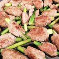春と水's cooksnap of when they made ☆アスパラひき肉巻き☆.