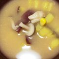わたさな2016's cooksnap of when they made さつまいもとコーンの具だくさん味噌汁.