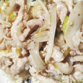 おむすび55's cooksnap of when they made 我が家の丼　やみつき☆ネギ塩もやしの豚丼.
