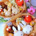 Naomile☆'s cooksnap of when they made ＊キャラ弁おかず＊　卵焼きでお花ちゃん✿.