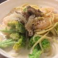 ベティ３'s cooksnap of when they made ☆えびとブロッコリーのクリームパスタ☆.