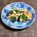 KAKO_KAKO's cooksnap of when they made ズッキーニとぶなぴーの生姜焼き。.