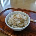 クックI7I5L1☆'s cooksnap of when they made 簡単ふきごはん油揚げ入り.