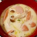 みれいく's cooksnap of when they made しめじとほうれん草ベーコンのミルクスープ.