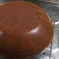 ママらー's cooksnap of when they made HMと炊飯器でふわふわ♪チョコケーキ♪.