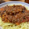 りひーのちゃん's cooksnap of when they made 定番！スパゲッティ・ミートソース♪.
